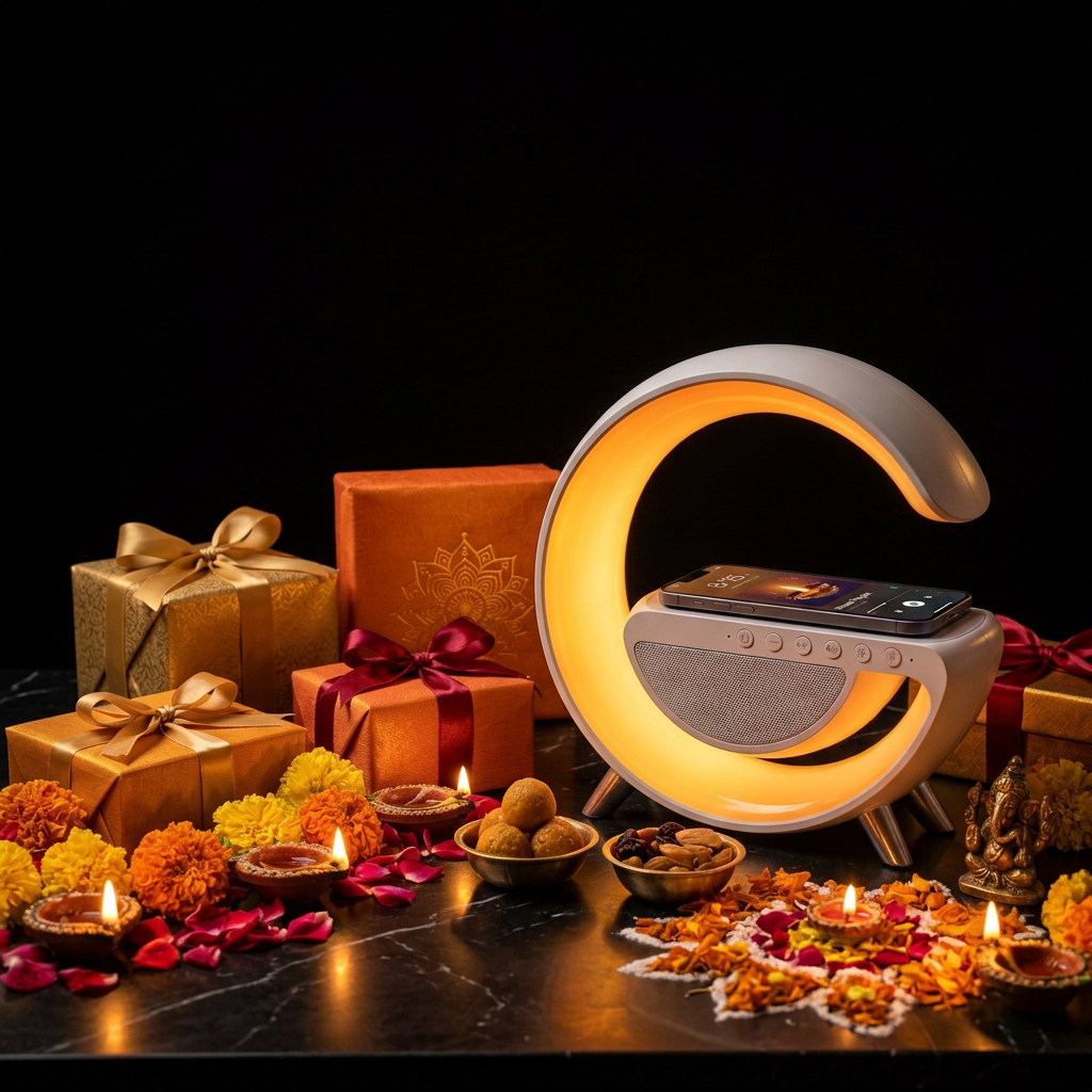 Gift Marigold Diwali Lamp