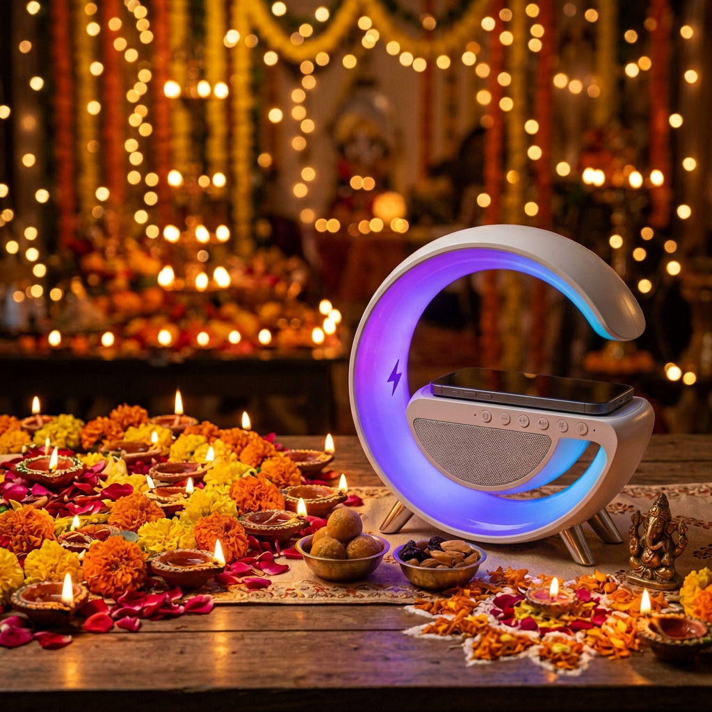 Modern Diwali Living Room Lamp